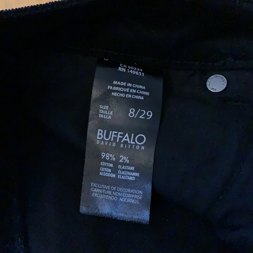 Buffalo David Bitton Mid-Rise Slim & Sculpt Cord Skinny - Picture 3 of 4